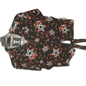 Rose's and Pentagram crop top